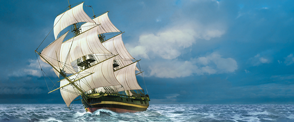 Image of a sailing ship